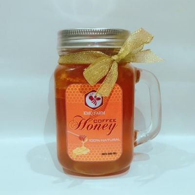 Mật ong có sáp KMQ Farm - Ly 500ml (Honey)